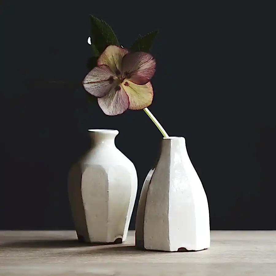 Hitoshi Kato Kohiki Facet Vase