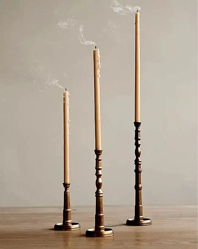Candles, Candleholders & Oil Lamps