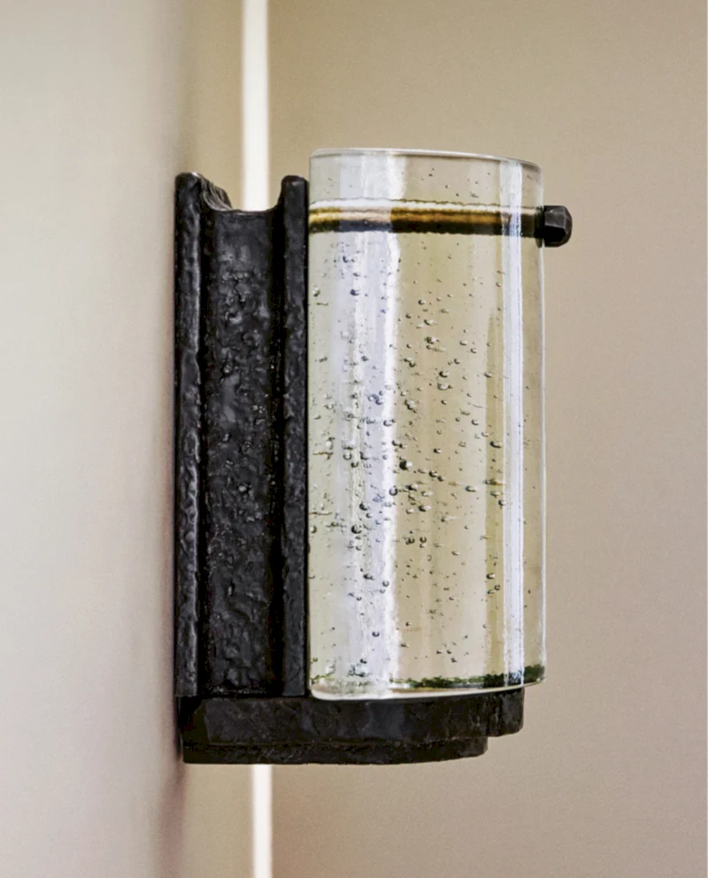 Lentium Sconce In Cast Bronze