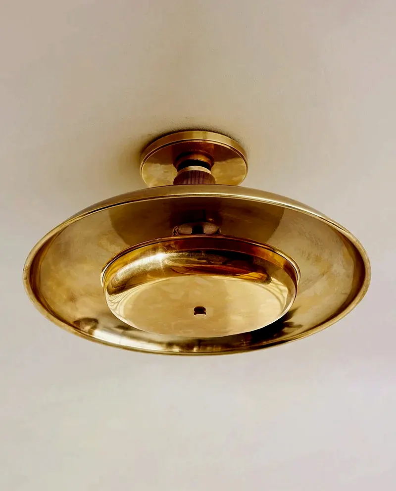 Oscar Flushmount Metal Shade